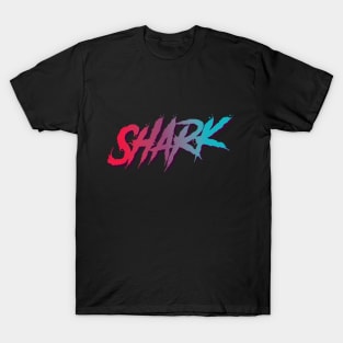 Shark Typographic Design T-Shirt